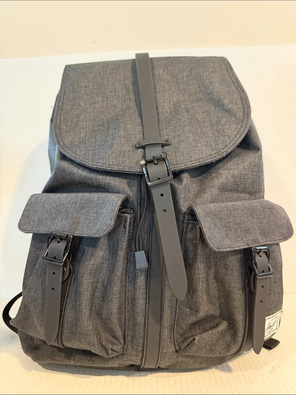NEW - Herschel Supply Company Dawson Black Crosshatch Unisex Backpack